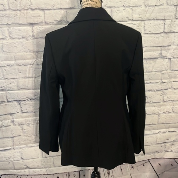 MM LaFleur The Collin’s Blazer NWT Tailored Black Hidden Placket Wool Blend 8 - Picture 6 of 12